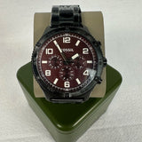  Shop Authentic Fossil Brox Multifunction Maroon Dial Black Steel Strap Watch for Women - BQ2803 - Luxxuri