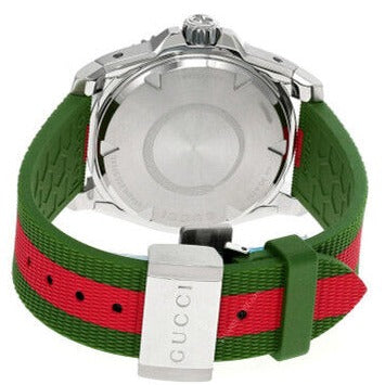  Shop Authentic Gucci Dive Automatic Black Dial Two Tone Rubber Strap Watch for Men - YA136349 - Luxxuri