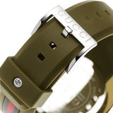  Shop Authentic Gucci Sync XXL Quartz Brown Dial Brown Leather Strap Watch For Men - YA137106 - Luxxuri