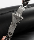  Shop Authentic Guess Fame Quartz Crystals Silver Dial Silver Steel Strap Watch For Women - GW0644L1 - Luxxuri