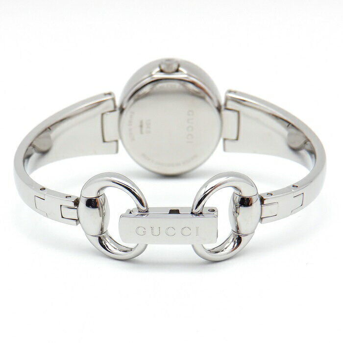  Shop Authentic Gucci Guccissima Quartz Diamonds Brown Dial Silver Steel Strap Watch For Women - YA134503 - Luxxuri