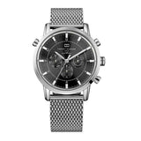  Shop Authentic Tommy Hilfiger Harrison Quartz Grey Dial Silver Mesh Bracelet Watch for Men - 1790877 - Luxxuri