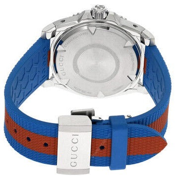  Shop Authentic Gucci Dive Automatic Grey Dial Two Tone Rubber Strap Watch for Men - YA136352 - Luxxuri