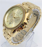  Shop Authentic Michael Kors Bradshaw Quartz Gold Dial Gold Steel Strap Watch For Women - MK6538 - Luxxuri