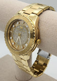  Shop Authentic Michael Kors Runway Three-Hand Gold Dial Gold Steel Strap Watch For Women - MK6911 - Luxxuri