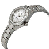  Shop Authentic Tag Heuer Aquaracer Diamonds Mother of Pearl White Dial Silver Steel Strap Watch for Women - WBD1415.BA0741 - Luxxuri