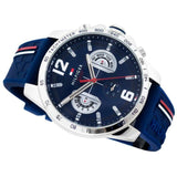  Shop Authentic Tommy Hilfiger Decker Blue Dial Blue Rubber Strap Watch for Men - 1791476 - Luxxuri