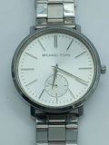  Shop Authentic Michael Kors Jaryn Quartz Silver Dial Silver Steel Strap Watch For Women - MK3499 - Luxxuri
