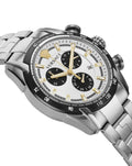  Shop Authentic Versace V-Ray Chronograph Quartz Silver Dial Silver Steel Strap Watch For Men - VE2I00321 - Luxxuri
