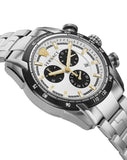  Shop Authentic Versace V-Ray Chronograph Quartz Silver Dial Silver Steel Strap Watch For Men - VE2I00321 - Luxxuri