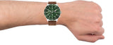  Shop Authentic Tommy Hilfiger Jimmy Chronograph Green Dial Brown Leather Strap Watch For Men - 1791948 - Luxxuri