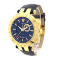  Shop Authentic Versace Race GMT Blue Dial Blue Leather Strap Watch For Men - 29G70D282 - Luxxuri