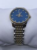  Shop Authentic Gucci G Timeless Quartz Blue Dial Two Tone Steel Strap Watch For Women - YA1265029 - Luxxuri