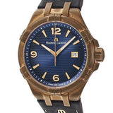  Shop Authentic Maurice Lacroix Aikon Date Limited Edition Blue Dial Blue Leather Strap Watch For Men - AI1028-BRZ01-420-1 - Luxxuri