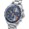  Shop Authentic Tag Heuer Formula 1 Gulf Edition Chronograph Blue Dial Silver Steel Strap Watch for Men - CAZ101AT.BA0842 - Luxxuri