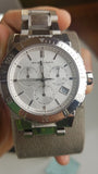  Shop Authentic Burberry City Chronograph White Dial Silver Steel Strap Watch For Women - BU9700 - Luxxuri
