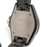  Shop Authentic Chanel J12 Diamonds Black Dial Black Steel Strap Watch for Women - J12 H2569 - Luxxuri
