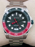  Shop Authentic Gucci Dive Quartz Green Dial Silver Steel Strap Watch For Men - YA136222 - Luxxuri
