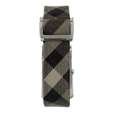  Shop Authentic Burberry Nova Check Silver Dial Two Tone Leather Strap Watch For Women - BU9404 - Luxxuri