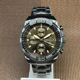  Shop Authentic Fossil Bronson Chronograph Black Dial Black Steel Strap Watch for Men - FS5851 - Luxxuri