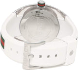  Shop Authentic Gucci SYNC XXL White Dial White Rubber Strap Watch For Men - YA137102 - Luxxuri