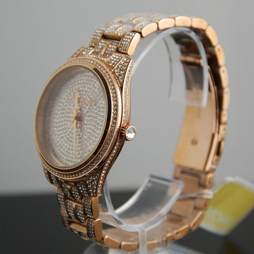  Shop Authentic Michael Kors Lauryn Crystals Rose Gold Dial Rose Gold Steel Strap Watch For Women - MK3931 - Luxxuri