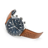  Shop Authentic Tag Heuer Carrera Automatic Chronograph Blue Dial Brown Leather Strap Watch for Men - CBN2A1A.FC6537 - Luxxuri