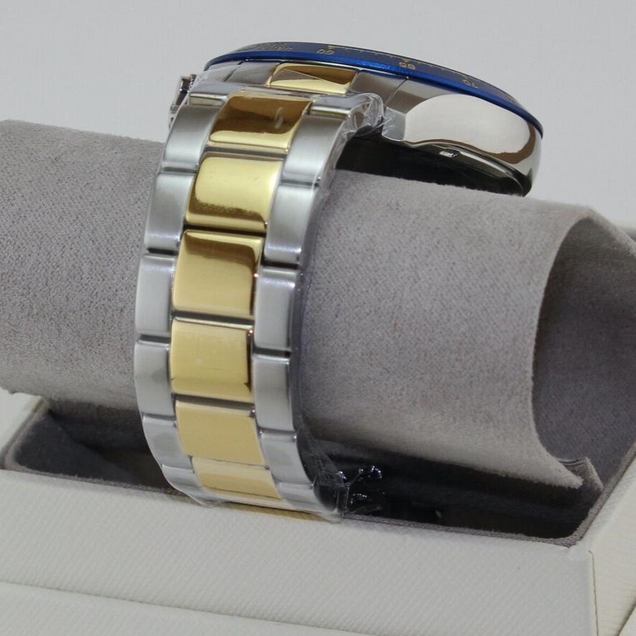  Shop Authentic Michael Kors Layton Chronograph Blue Dial Two Tone Steel Strap Watch For Men - MK8825 - Luxxuri