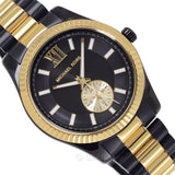  Shop Authentic Michael Kors Lexington Quartz Black Dial Two Tone Steel Strap Watch For Men - MK8948 - Luxxuri
