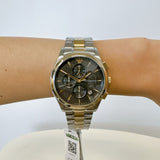  Shop Authentic Emporio Armani Paolo Chronograph Grey Dial Two Tone Steel Strap Watch For Men - AR11527 - Luxxuri