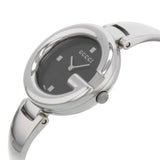  Shop Authentic Gucci Guccissima Black Dial Silver Steel Strap Watch For Women - YA134301 - Luxxuri