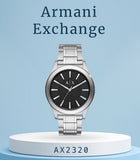  Shop Authentic Armani Exchange Nico Analog Black Dial Silver Steel Strap Watch For Men - AX2320 - Luxxuri