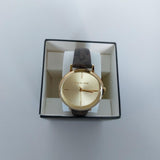  Shop Authentic Michael Kors Jayne Three Hand Gold Dial Brown Leather Strap Watch For Women - MK7129 - Luxxuri