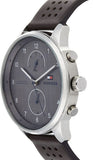  Shop Authentic Tommy Hilfiger Chase Quartz Brown Dial Brown Leather Strap Watch for Men - 1791579 - Luxxuri