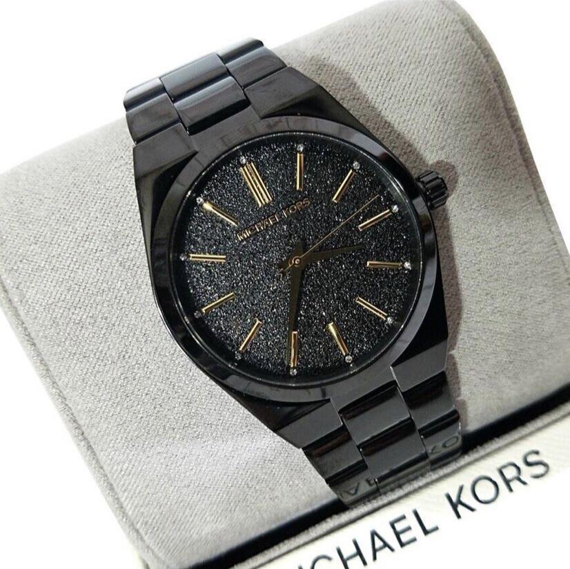  Shop Authentic Michael Kors Channing Quartz Black Dial Black Steel Strap Watch For Women - MK6625 - Luxxuri