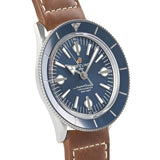  Shop Authentic Breitling Superocean Heritage '57 Blue Dial Brown Leather Strap Watch for Men - A10370161C1X1 - Luxxuri