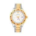  Shop Authentic Versace Hellenyium GMT Silver Dial Two Tone Steel Strap Watch for Men - V11030015 - Luxxuri
