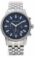  Shop Authentic Michael Kors Hutton Chronograph Blue Dial Blue Steel Strap Watch For Men - MK8952 - Luxxuri