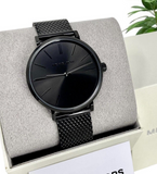  Shop Authentic Michael Kors Auden Three-Hand Black Dial Black Mesh Strap Watch for Men - MK7152 - Luxxuri