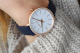  Shop Authentic Michael Kors Pyper Analog White Dial Black Leather Strap Watch For Women - MK2804 - Luxxuri