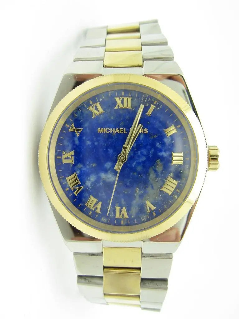  Shop Authentic Michael Kors Channing Blue Dial Two Tone Steel Strap Watch For Women - MK5893 - Luxxuri