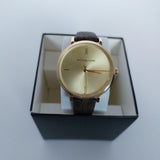  Shop Authentic Michael Kors Jayne Three Hand Gold Dial Brown Leather Strap Watch For Women - MK7129 - Luxxuri