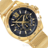  Shop Authentic Michael Kors Brecken Chronograph Black Dial Gold Mesh Strap Watch For Men - MK8867 - Luxxuri