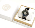  Shop Authentic Versace Palazzo Empire Black Dial Black Leather Strap Watch for Women - VCO060017 - Luxxuri