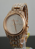  Shop Authentic Michael Kors Lauryn Crystals Rose Gold Dial Rose Gold Steel Strap Watch For Women - MK3931 - Luxxuri