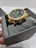  Shop Authentic Guess Edge Chronograph Green Dial Black Leather Strap Watch For Men - GW0492G3 - Luxxuri