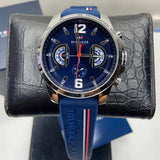  Shop Authentic Tommy Hilfiger Decker Blue Dial Blue Rubber Strap Watch for Men - 1791476 - Luxxuri