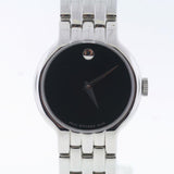  Shop Authentic Movado Veturi Quartz Black Dial Silver Steel Strap Watch for Women - 0606338 - Luxxuri