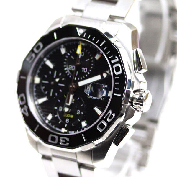  Shop Authentic Tag Heuer Aquaracer Black Dial Watch for Men - CAY211A.BA0927 - Luxxuri