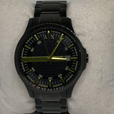  Shop Authentic Armani Exchange Hampton Black Dial Black Steel Strap Watch For Men - AX2407 - Luxxuri